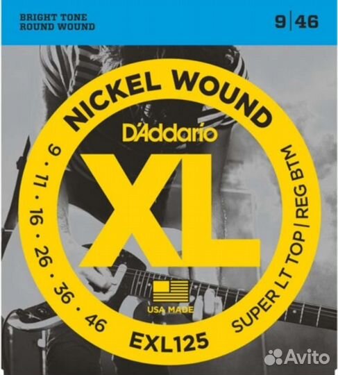 Струны для электрогитары (9-46)
