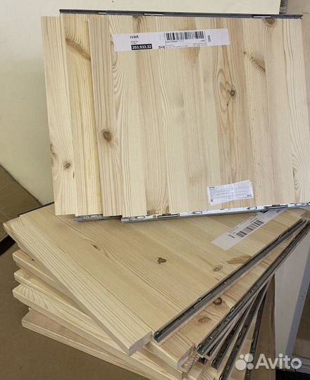 Полка IKEA Ivar, сосна 42х50, 3шт авитодоставка