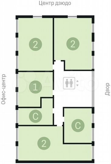 Квартира-студия, 24,6 м², 2/9 эт.