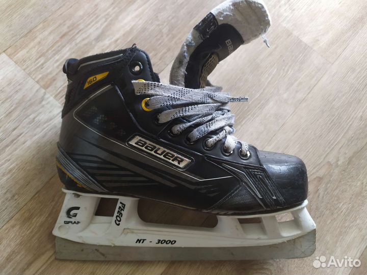 Хоккейные коньки bauer 160, размер 5