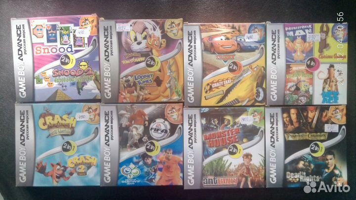 Игры и Картриджи для game BOY advance