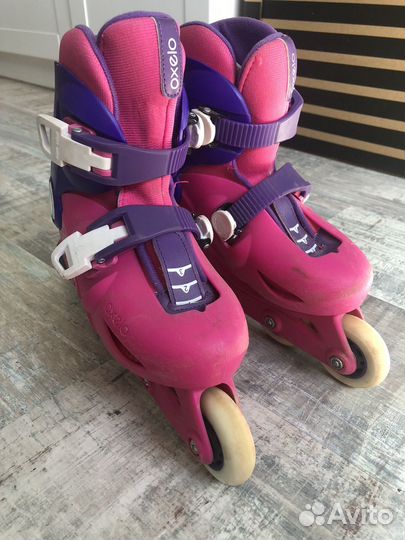 Роликовые коньки детские Axelo Decathlon р.28-30
