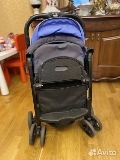 Коляска Cam curvi (Кам Курви) черно- синяя