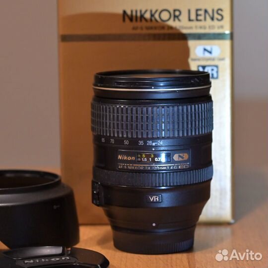 Объектив для Nikon AF-S Nikkor 24-120 f/4 ED VR