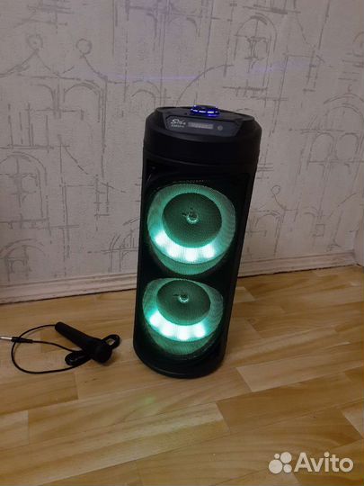 Музыкальная колонка с блютузом и караоке