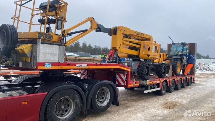 Перевозки негабарита тралом