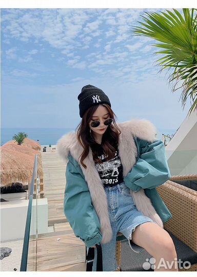 Женская куртка-парка с съемной подкладкой