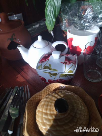 Посуда для кухни, ёмкости для специй + чайник