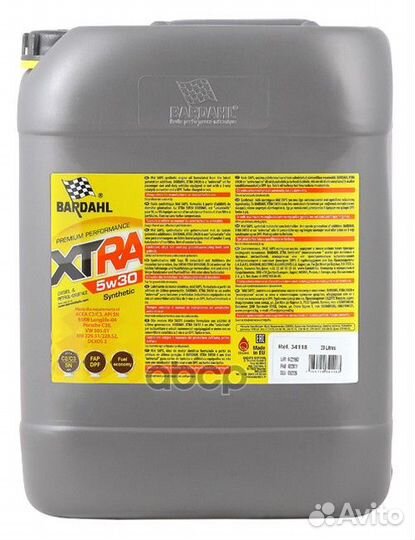 Nsii0022726486 5W30 xtra C2/C3, SN 20L (синт