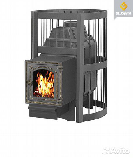 Печь банная чугунная Везувий Легенда