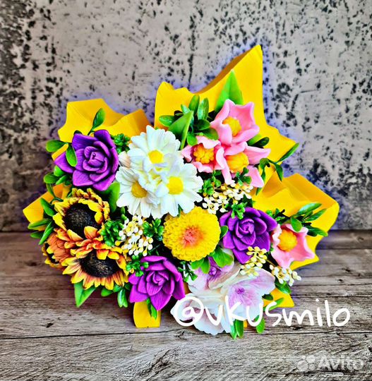 Букет из мыла к 1 сентября