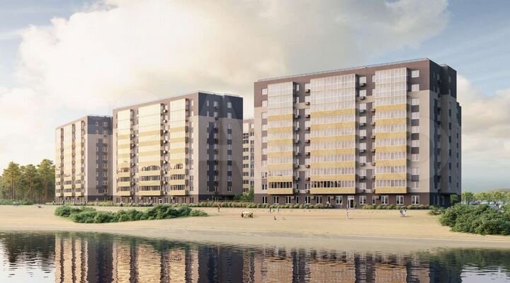 2-к. квартира, 63,5 м², 2/10 эт.