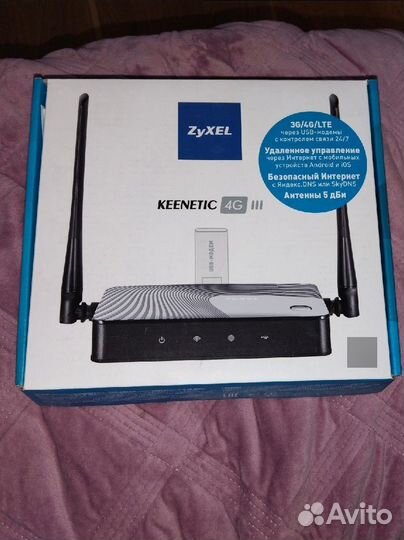 Роутер модем zyxel Keenetic 4G iii