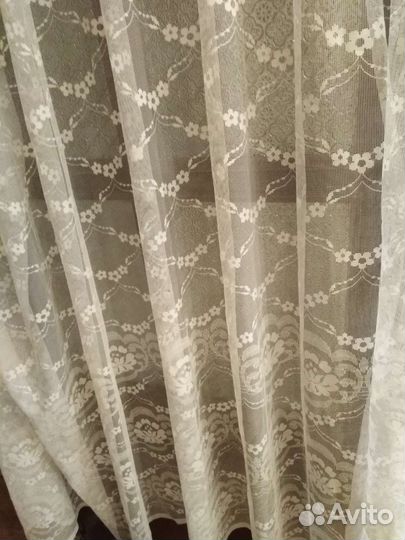 Шторы тюль Германия 1971г. качество супер