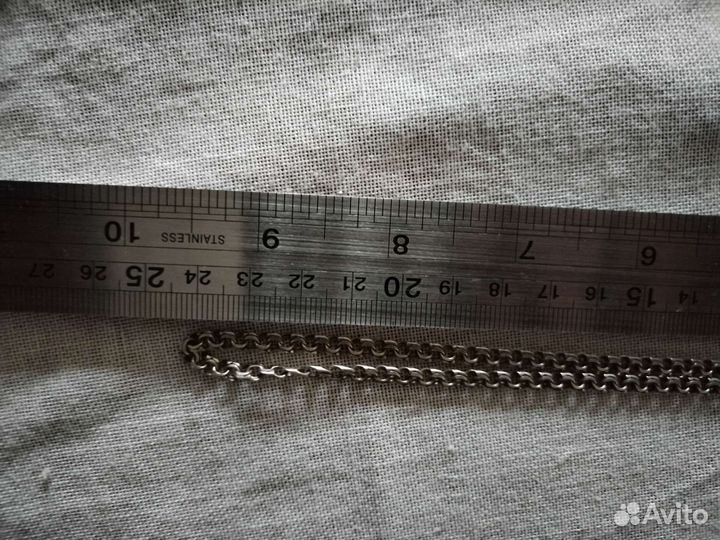 Серебряная цепь 875 пробы