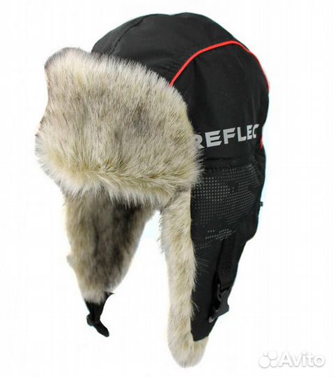 Шапка ушанка зимняя Reflect мех Норка р. 58-60