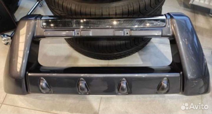 Тюнинг Накладка на бампер Mitsubishi outlander xl