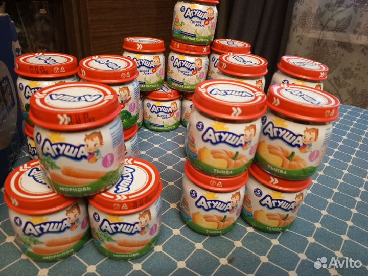 Детское питание овощное Агуша