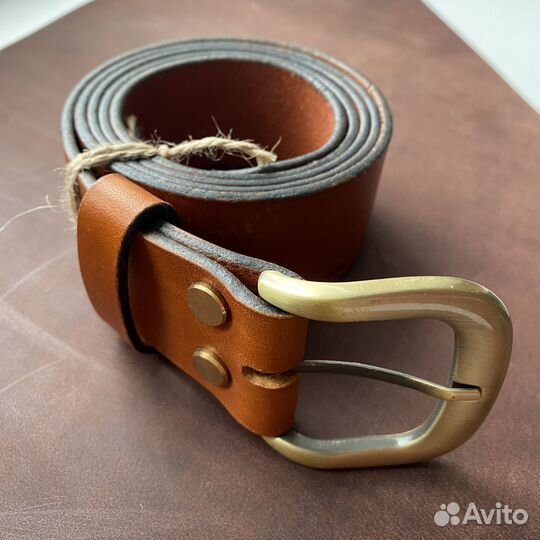 Мужской кожаный ремень