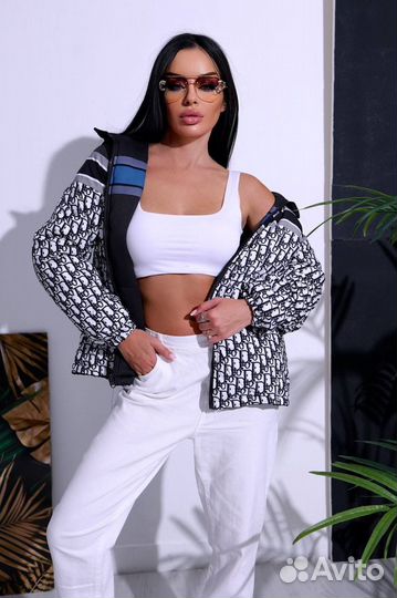 Двухсторонняя куртка ветровка Dior