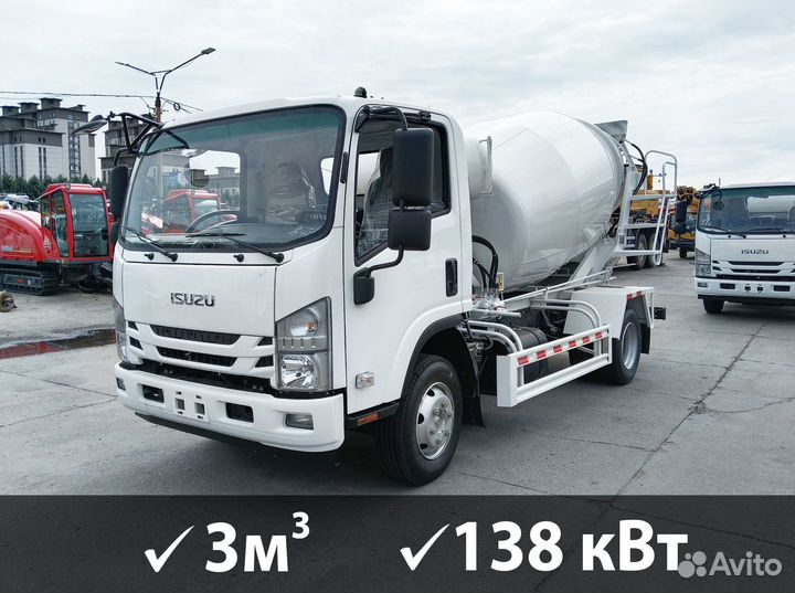 Автобетоносмеситель Isuzu Elf, 2024