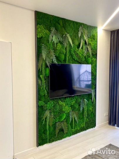 Искусственное озеленение (стабилизированный мох)