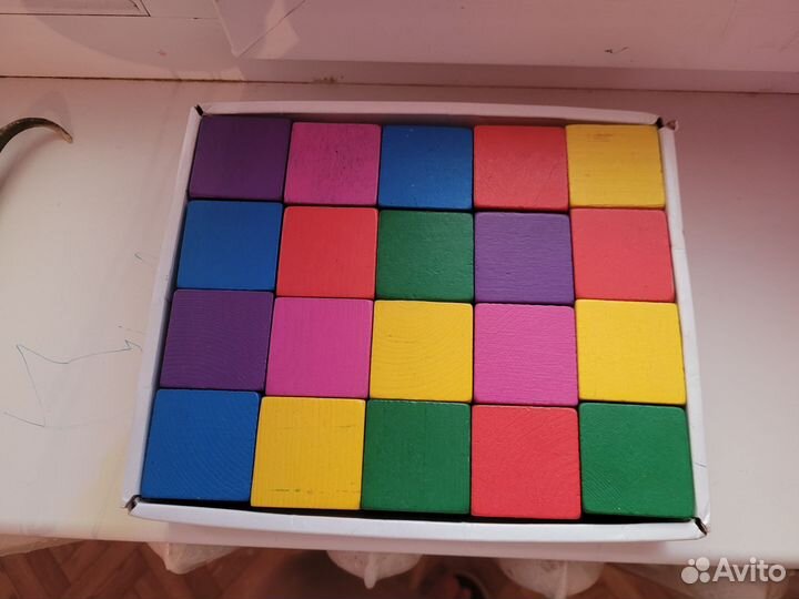 Кубики деревянные