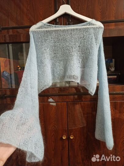 Джемпер паутинка ручная работа