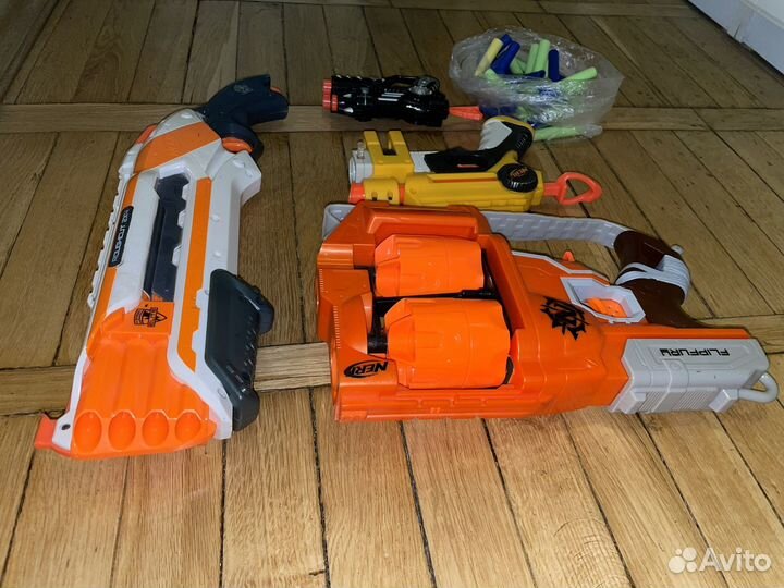 Цена за всё Нерфы Бластеры Пистолеты Пакетом