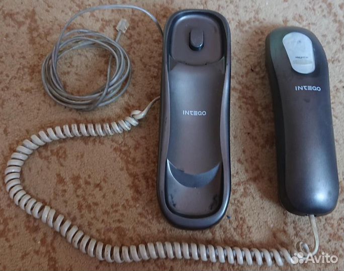 Телефон проводной домашний стационарный кнопочный