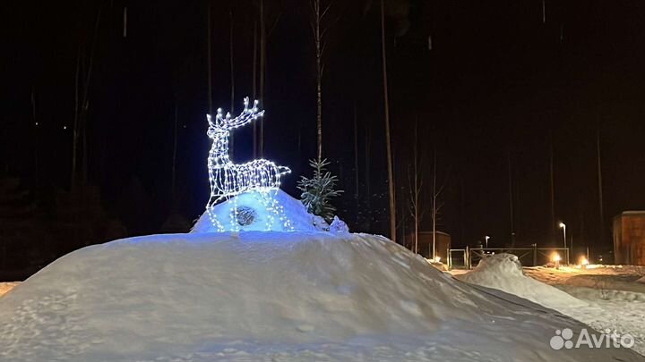 Металлические ландшафтные световые фигуры