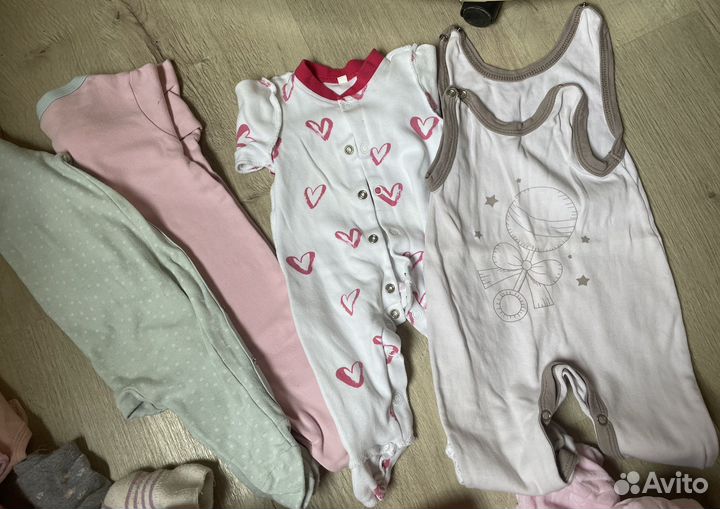 Пакет вещей 56-80 для девочки