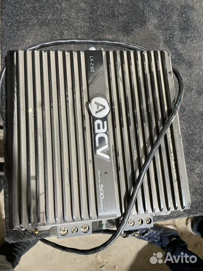 Сабвуфер 12' + усилитель acv
