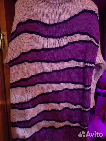 Свитер на 58-60 размер, ручная работа
