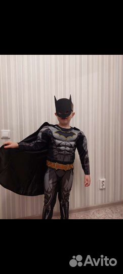 Костюм бэтмен новогодний хэллоуин h&m