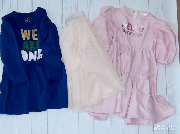 Вещи пакетом на девочку 110 116