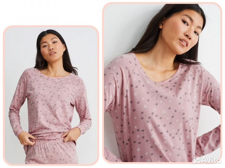 Новая женская пижама лонгслив XXL/62-64 C&A хлопок