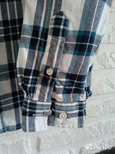 Рубашка в клетку мужская размер m