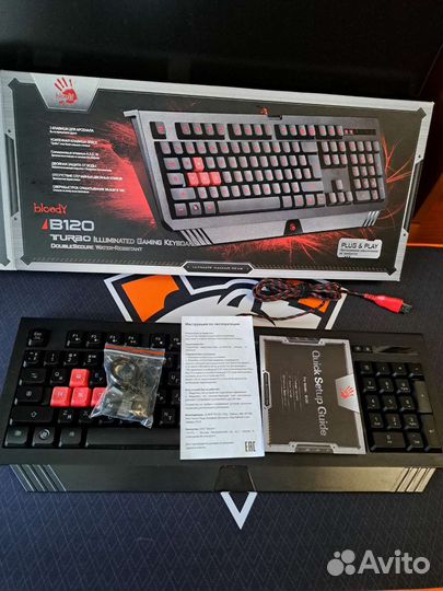 Клавиатцра A4Tech Bloody B120