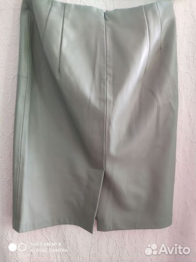 Юбка из экокожи