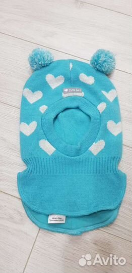 Шапка шлем для девочки
