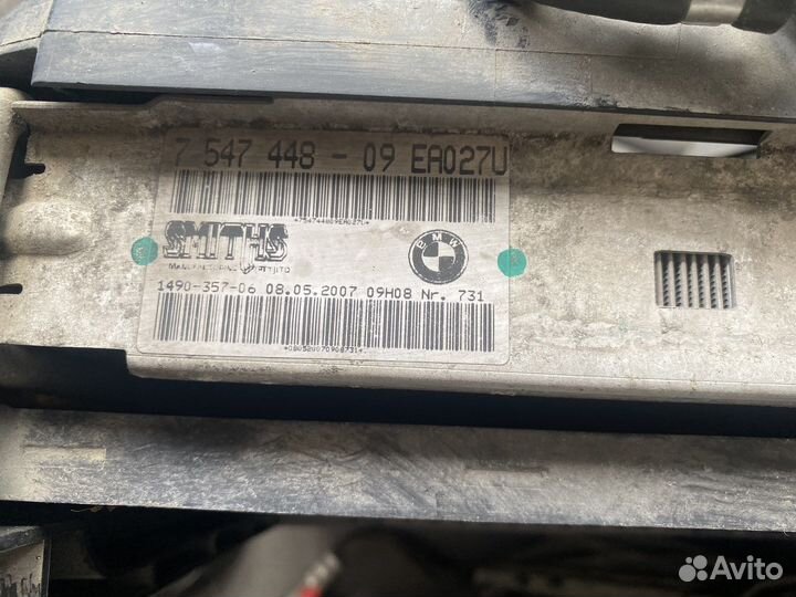 Кассета радиатора BMW E60