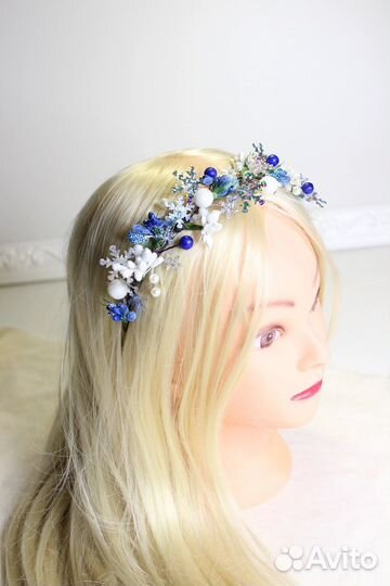 Ободок «Снежинка». Новый