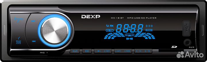 Автопроигрыватель dexp MX-1B-BT