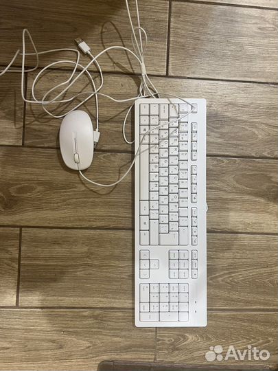 Клавиатура и мышь hp usb белые, черные офисные