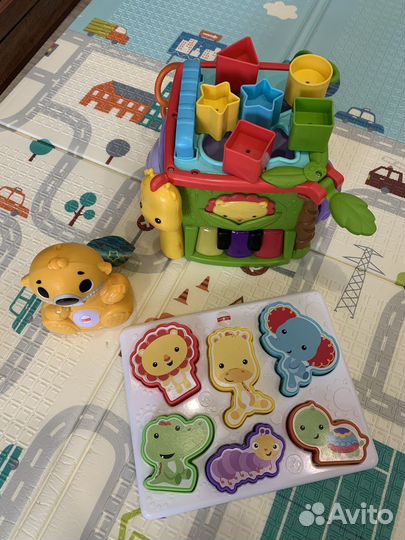 Игрушки развивающий куб бобер fisher price