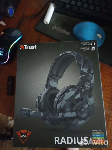 Новые игровые наушники Trust GXT 411k