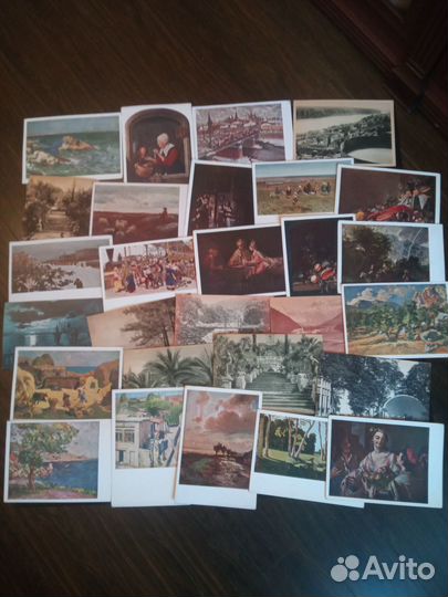 Антикварные почтовые карточки 70шт.(Одним лотом)