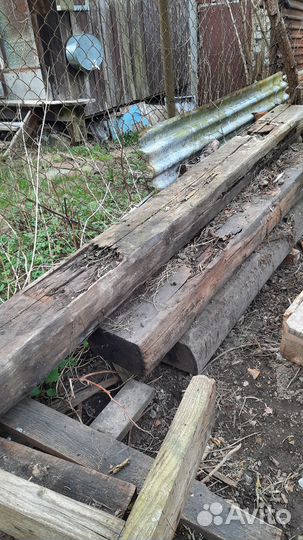 Шпалы деревянные бу бесплатно
