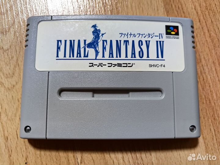 Final Fantasy 4 картридж super famicom